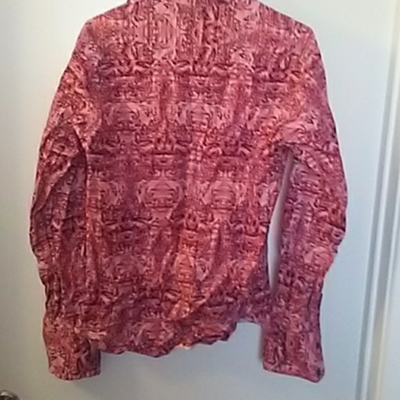 Energie Red Button Up Shirt - Picture 3 of 3